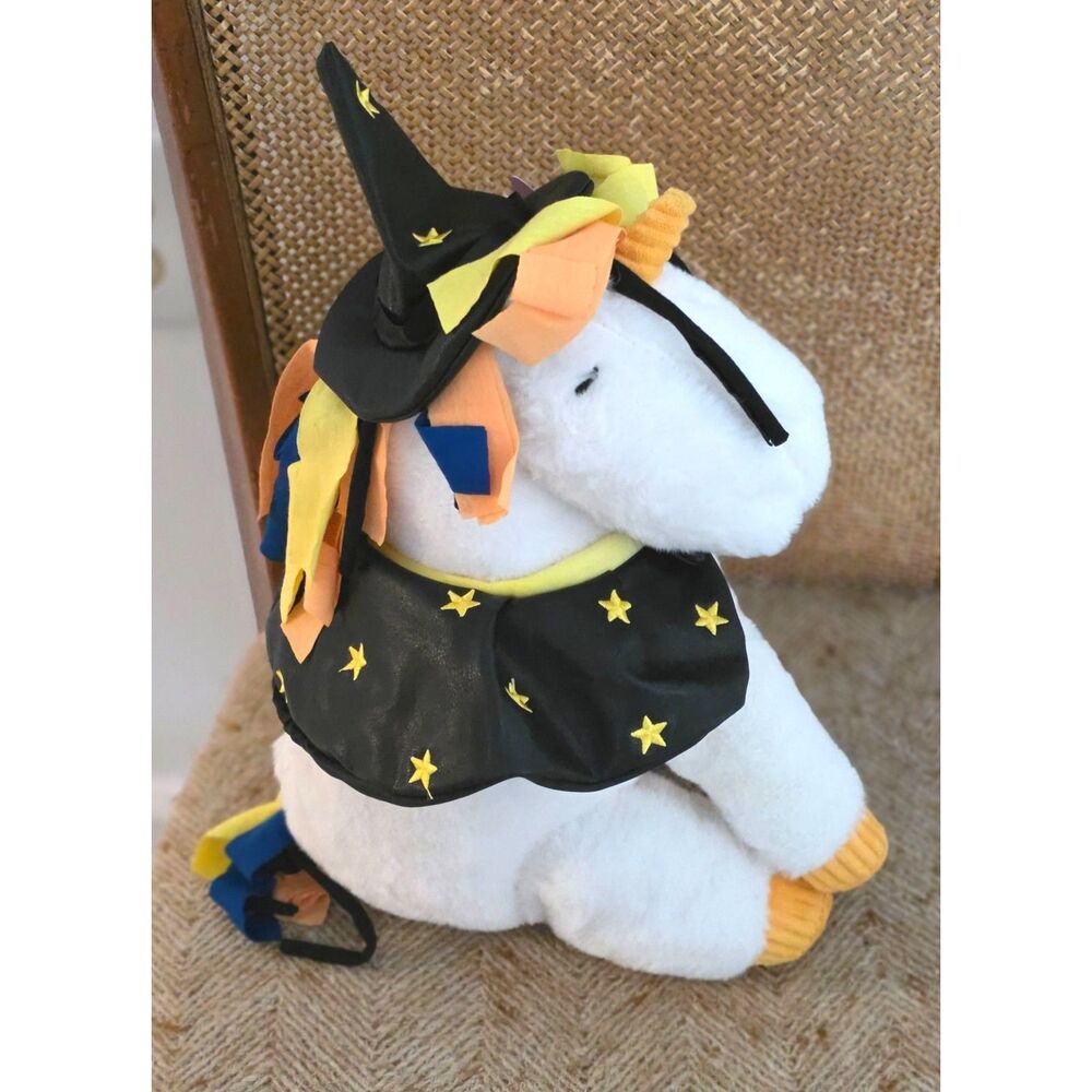 Target GiggleScape Halloween Witch Unicorn 13" Plush Toy - NWT